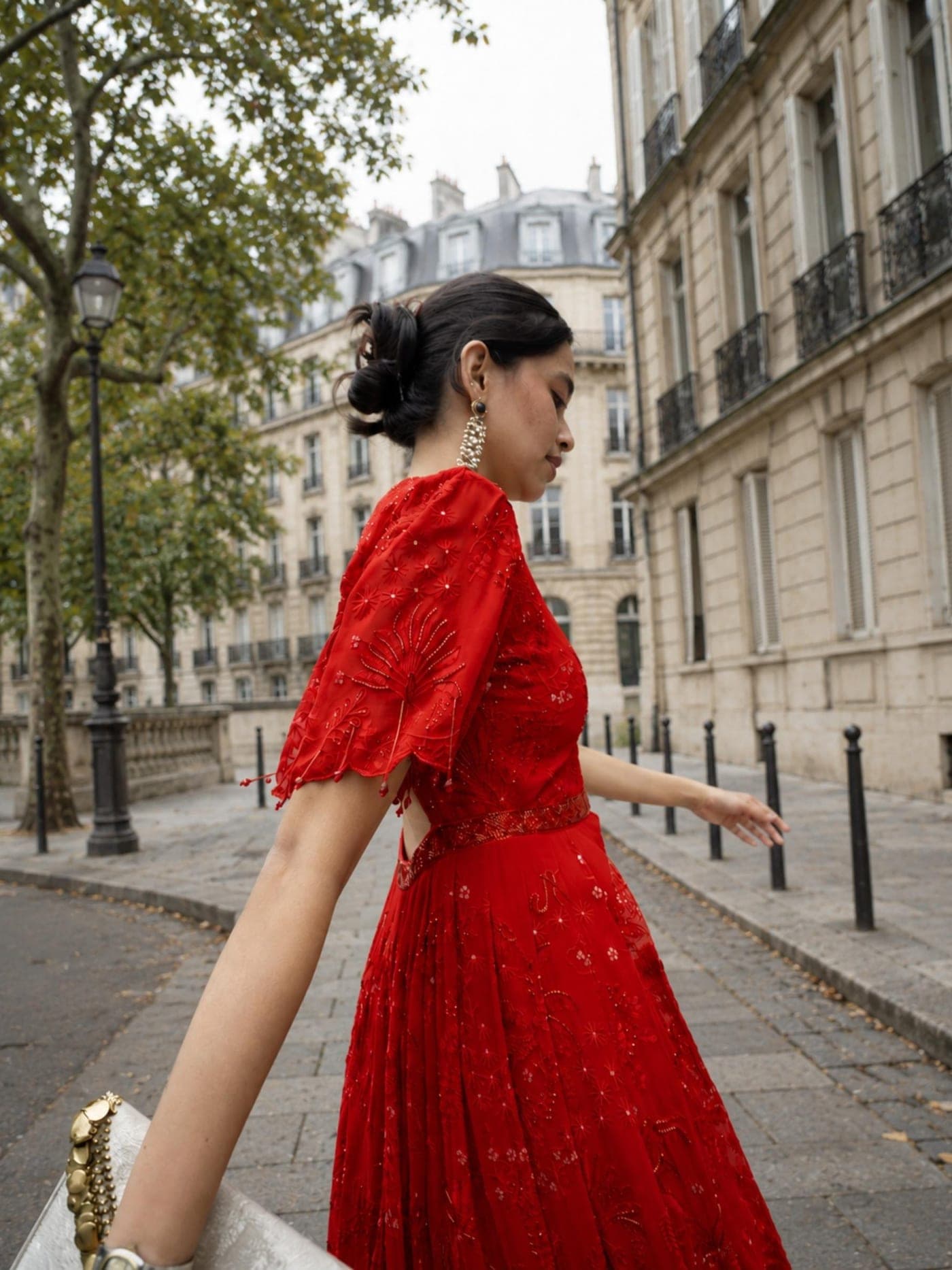 Kate — red ball gown Anarkali